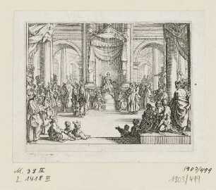 Jesus unter den Schriftgelehrten, Blatt 1 der Folge "Neues Testament"