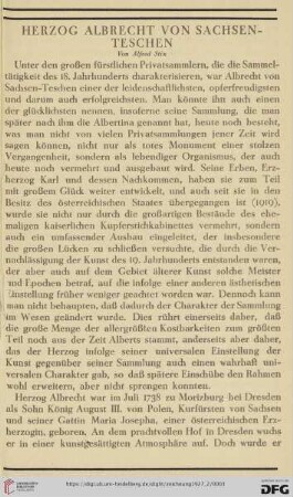 Herzog Albrecht von Sachsen- Teschen