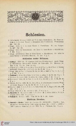Schlesien (Nr. 1-275)