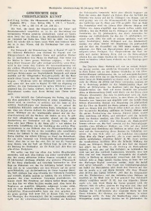 775-779 [Rezension] Behling, Lottlisa, Die Pflanzenwelt der mittelalterlichen Kathedralen