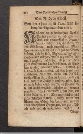 Christliches Haus-Kirch-Büchlein. Der Andere Theil.