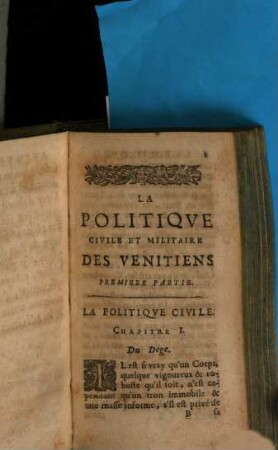 La Politiqve Civile Et Militaire des Venitiens