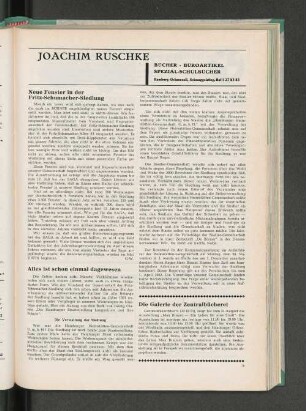 Alles ist schon einmal dagewesen