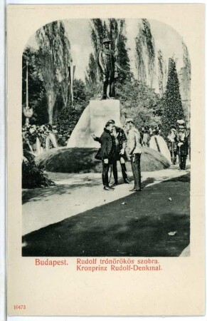 Budapest. Kronprinz-Rudolf-Denkmal (1908)