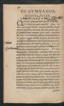De Gymnasiis.