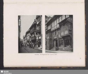 Hildesheim. Alte Bürgerhäuser des 16. und 17. Jahrh.