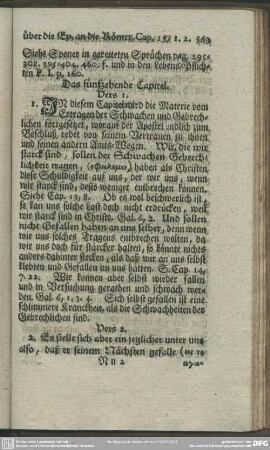 Das fünfzehende Capitel