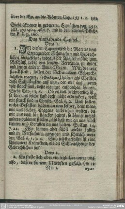 Das fünfzehende Capitel