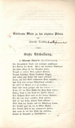 Erklärende Worte zu den einzelnen Bildern.