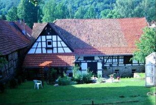 Rückseite eines Bauerngehöftes