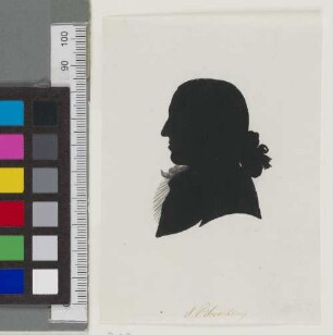 [Bildnis von Johann Peter Sieveking] : [Schattenriss]