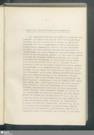 A. Einleitung, Geschichtliches und Allgemeines