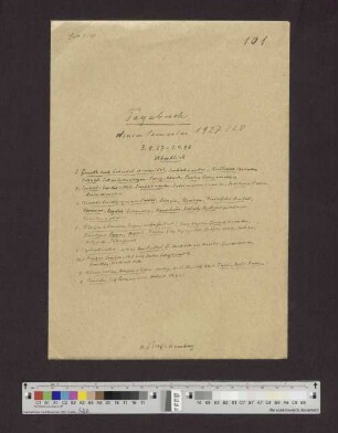 Band 101: Wintersemester 1927/1928
