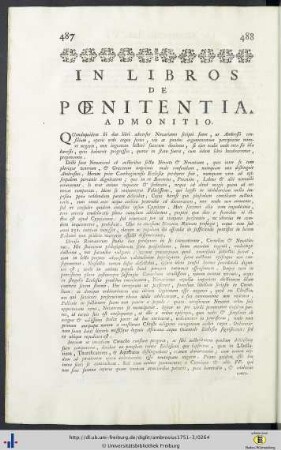 De Poenitentia.