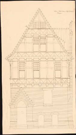 Pfarrhaus der katholische Kirche Heilige Familie, Berlin-Lichterfelde: Frontansicht