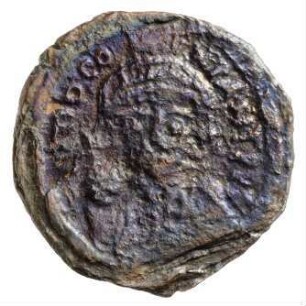 Münze, Halbfollis, 578 - 582