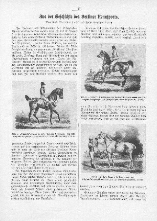 Abb. 3. "Zaide", Siegerin im Rennen von 1830