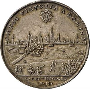 Medaille auf die Einnahme von Stuhlweißenburg, 1601