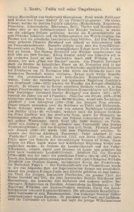 Spezieller Theil. [I. Route - 22. Route]