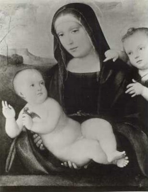 Maria mit dem Kind und dem kleinen Johannes