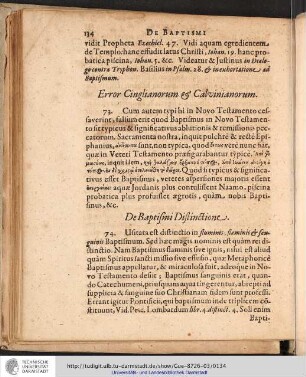 De Baptismi Distinctione.