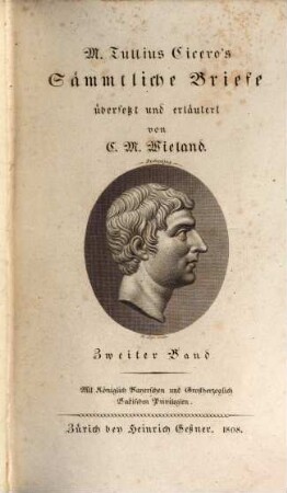 M. Tullius Cicero's Sämmtliche Briefe, 2