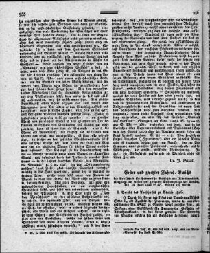 Jahresbericht der Gesellschaft für Pommersche Geschichte und Altertumskunde. - Stettin : [Morin]. - 1.1826 (1827). - 2.1827 (1828)