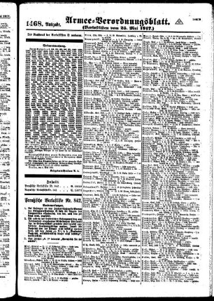 1468.Ausgabe. Freitag, 25. Mai 1917