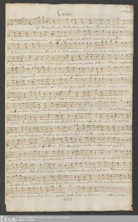 Ms. Ff. Mus. 1080 - Am 16 post Trinit.