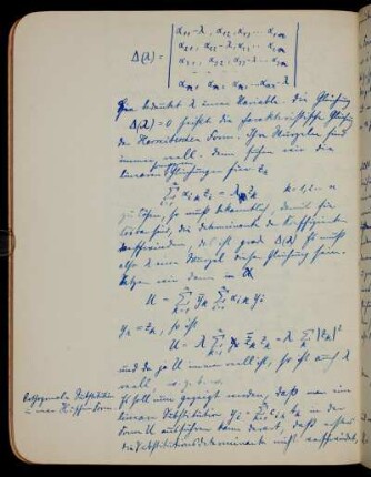 Orthogonale Substitution in einer Hermiteschen Form