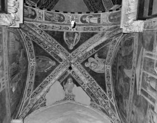Sinopien zum Freskenzyklus der Assunta-Kapelle — Vier Heilige — Heiliger Dominikus
