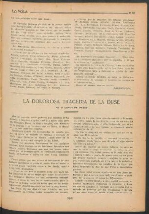 La dolorosa tragedia de la Duse