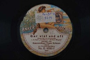Gar viel und oft : Ansprache des Landgrafen a. d. Oper "Tannhäuser" / (Richard Wagner)