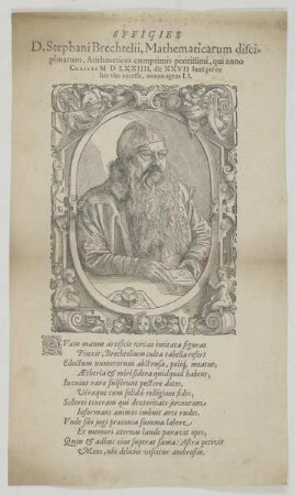 Bildnis des Stephanus Brechtelius