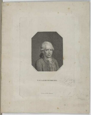 Bildnis des Georg Christoph Lichtenberg