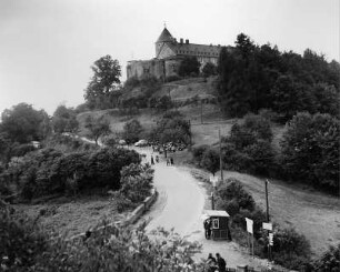 Waldeck. Burg. Ansicht von Nordosten
