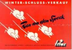 Werbeprospekt zum Winterschlussverkauf