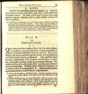 Capvt II. De Dispositione.