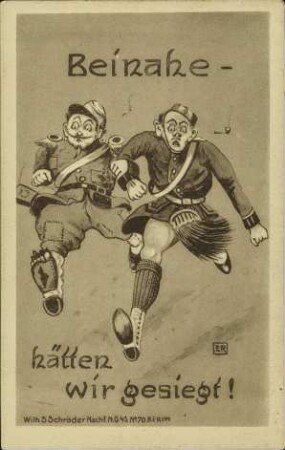 Beinahe - hätten wir gesiegt!