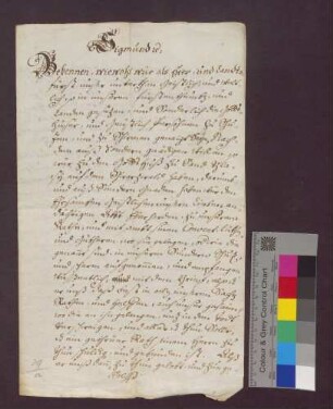 Schirmbrief Erzherzog Sigmunds von Österreich für das Kloster St. Blasien.