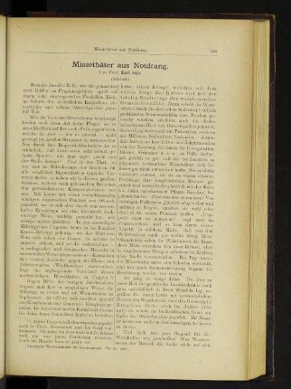 Missethäter aus Notdrang. (Schluß.)