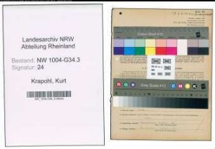 Entnazifizierung Kurt Krapohl , geb. 28.03.1912 (Drogist)