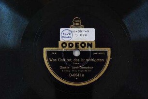 Was Gott tut, das ist wohlgetan : Choral / [Bach]