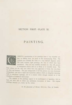 Plate XI. Painting