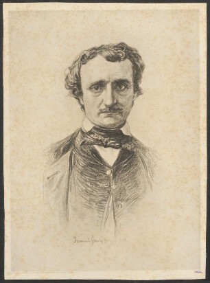 [Bildnis Edgar Allan Poe] : Ismael Gentz gez. 1907