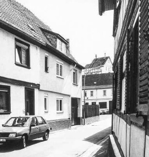 Fachwerkwohnhaus; Seligenstadt, Rosengasse 21