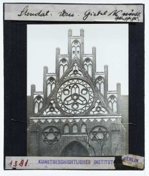 Stendal, St. Nikolaus (Dom) : Außenansicht, Giebel N-QH