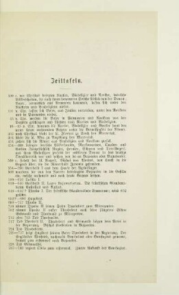 Zeittafeln