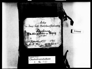 Bewohnung des königlichen Palais zu Leipzig, Band 4