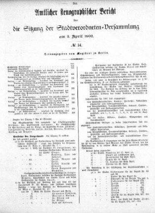 No. 14, 3. April 1902